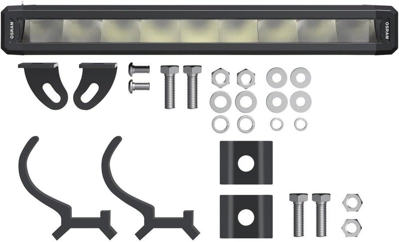 OSRAM LEDriving LIGHTBAR VX250-SP, LED driving lights for high beam, spot, 1500 lumens, light beam up to 318 m, LED light bar 12V/24V, ECE approval - Image 2