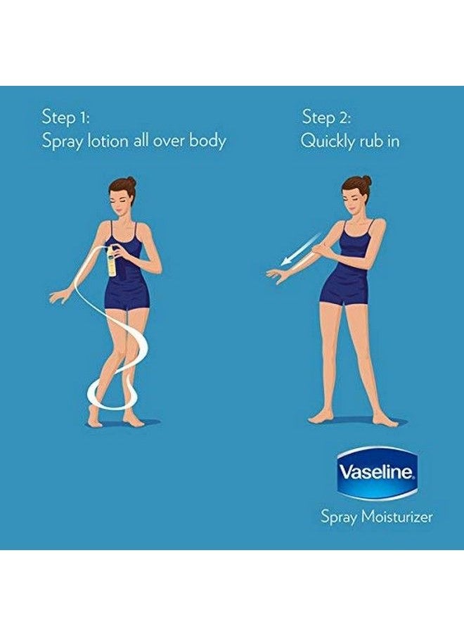 Vaseline Intensive Care Spray Moisturizer Aloe Soothe Spray Lotion Moisturizer For Dry Skin With Microdroplets Of Lotion (Pack Of 2 6.5 Oz Ea)  - Image 5