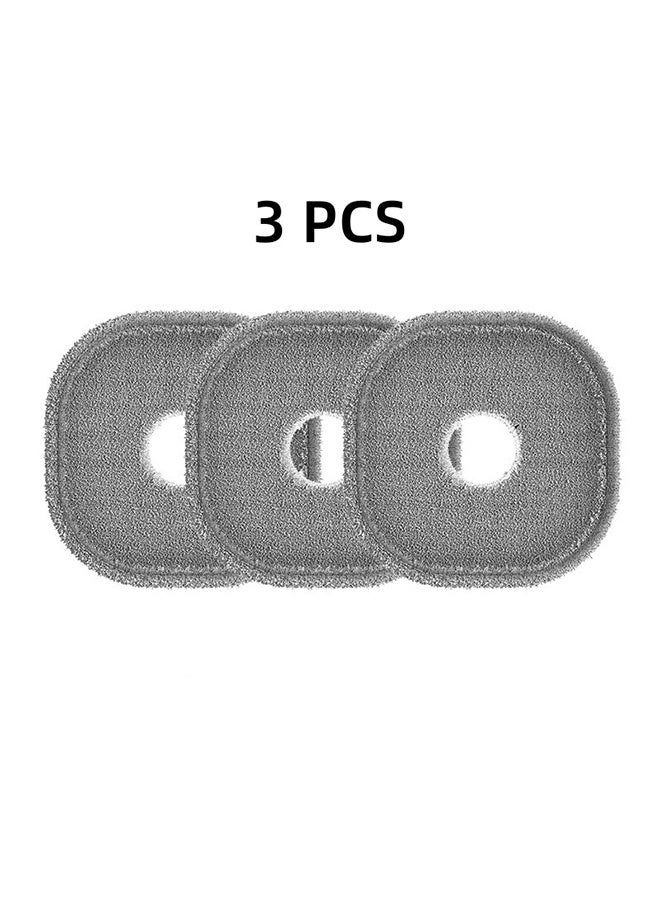 3 PCS Square Mop Cloth Replacement Spare Parts Ultra-Fine Fiber Cotton Mop Have Strong Water Absorption - Image 1