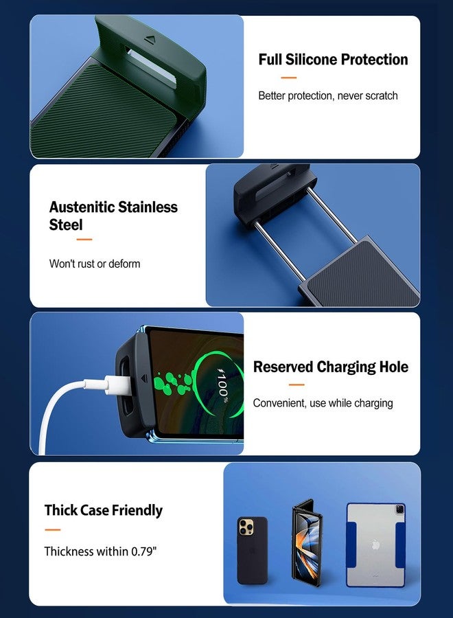 xuenair Car Dash Phone Mount, [180° Adjustable Arm] Z Fold 7 6 5 4 3 2 Accessories for Dashboard Windshield, 360° Rotatable Car Mount for iPhone 16 15 14 13 Pro Max Plus Mini S25 Ultra Motorola TCL - Image 5