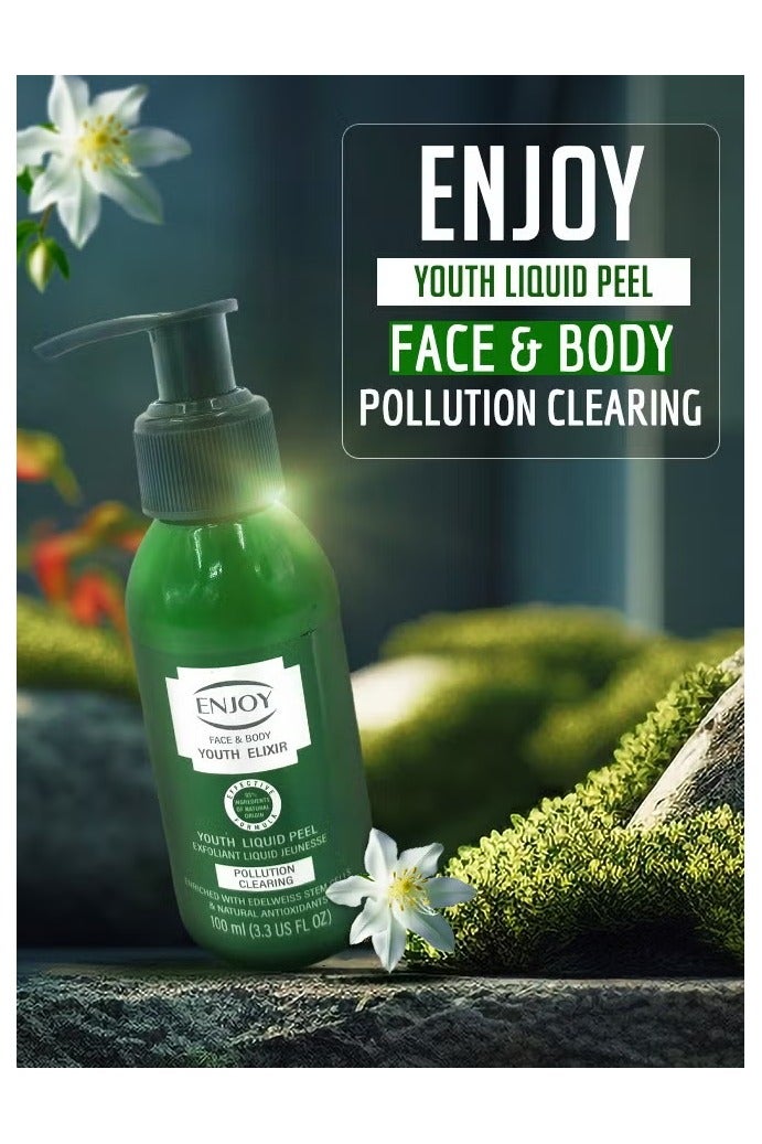 EN Joy Enjoy Liquid Peeling Drops of Youth – 100ml | Gentle Exfoliating & Rejuvenating Formula | Promotes Smooth, Youthful Skin  - Image 2