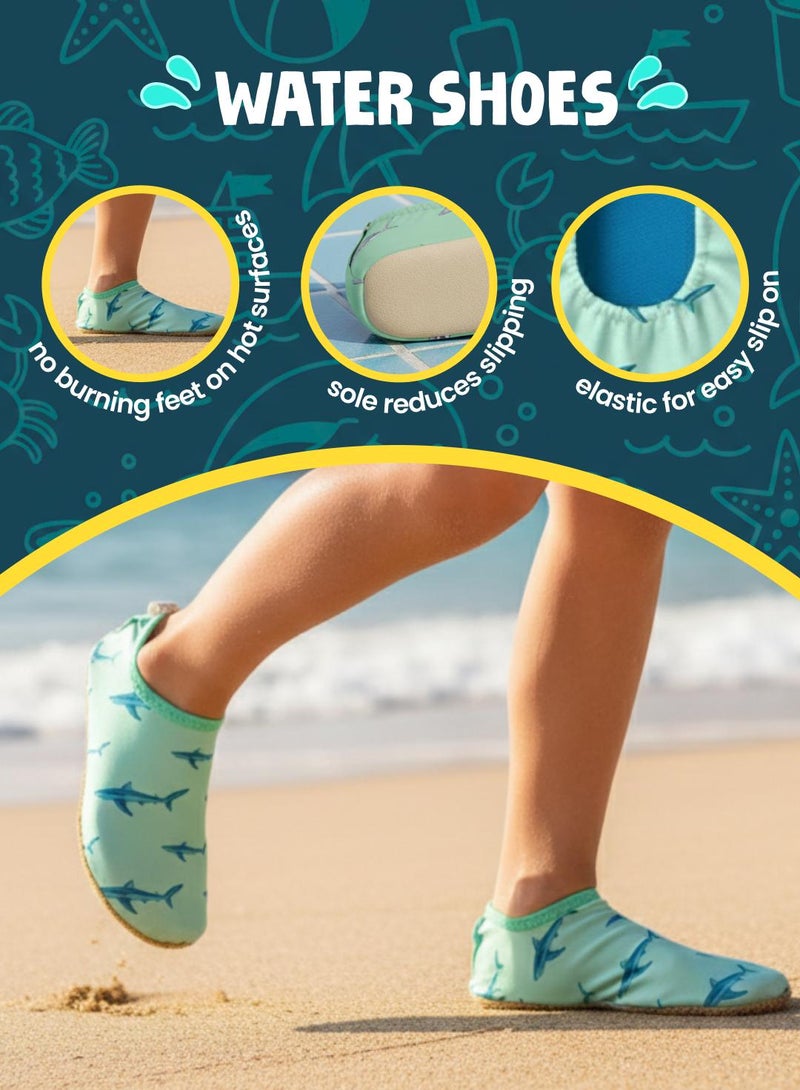 سليبستوب أحذية سليب ستوب كاريبيان للأطفال مقاومة للانزلاق للماء والشاطئ خفيفة الوزن وتجف بسرعة ومناسبة للسباحة للأطفال والرضع - Image 3