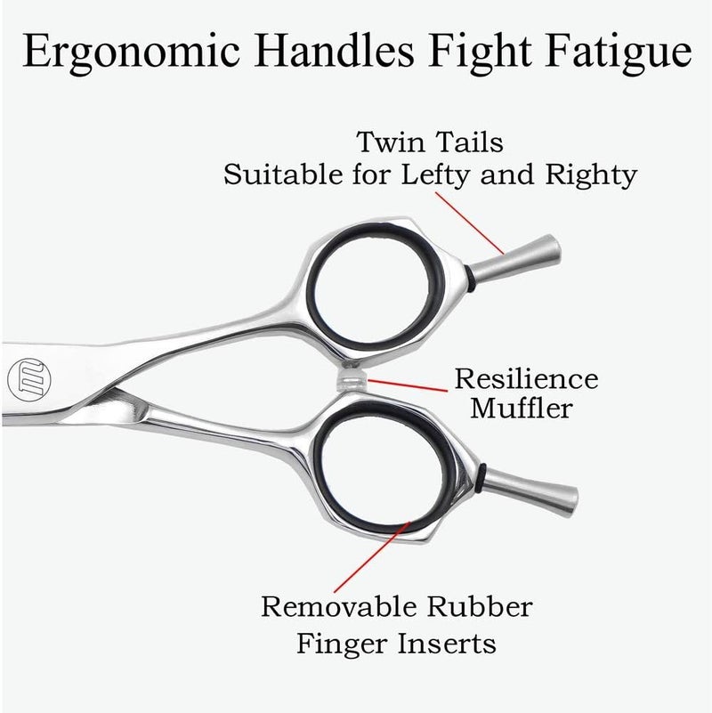 Moontay Professional 7.0" Dog Grooming Chunkers Scissors - Japan 440C Stainless Steel - Image 5