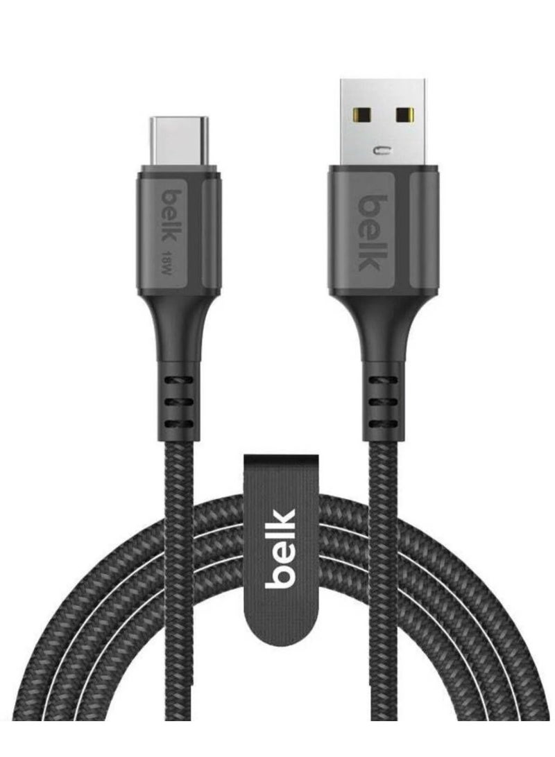 Belk 18W Type-C to Type-USB-A Charging Cable – Durable and Fast Charging - Image 1