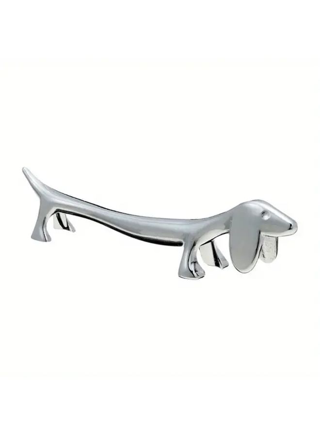 Silvery Golden Dog Chopsticks Holder 1pc Creative Table Setting Supplies - Image 3