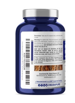 NusaPure French Maritime Pine Bark Extract 400mg per Veggie Caps 200-Day Supply with Bioperine (Non-GMO & Gluten Free)  - Image 2