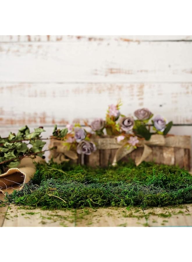 erorex 150G Green Moss For Crafts Artificial Moss Decorative Moss For Potted Plant Orchid Moss Potting Mix Soil Peat Sphagnum Moss Pole Craft Arts Floral Wedding Decor 1Pcs - Image 2