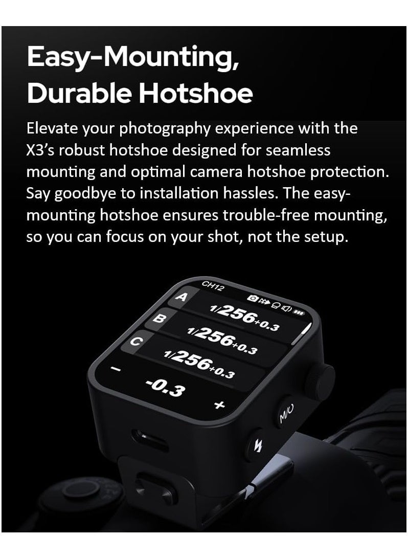Godox X3 C Touchscreen TTL Wireless Flash Trigger for Canon