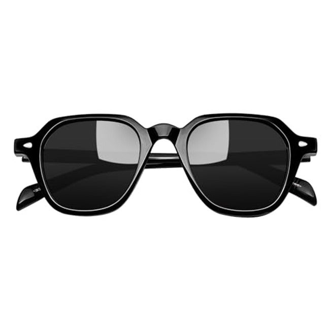 Joopin Acetate Polarized Sunglasses for Women Men Retro Square Sun Glasses UV Protection Trendy Shades