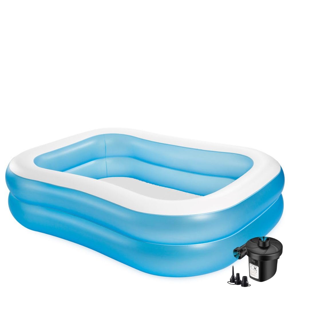 Imagine Inflatables Toy Imagine Inflatable Family Swimming Pool for Kids & Adults | 6.5ft x ...