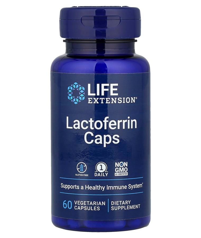 Lactoferrin Caps 60 Vegetarian Capsules (300 mg per Capsule)