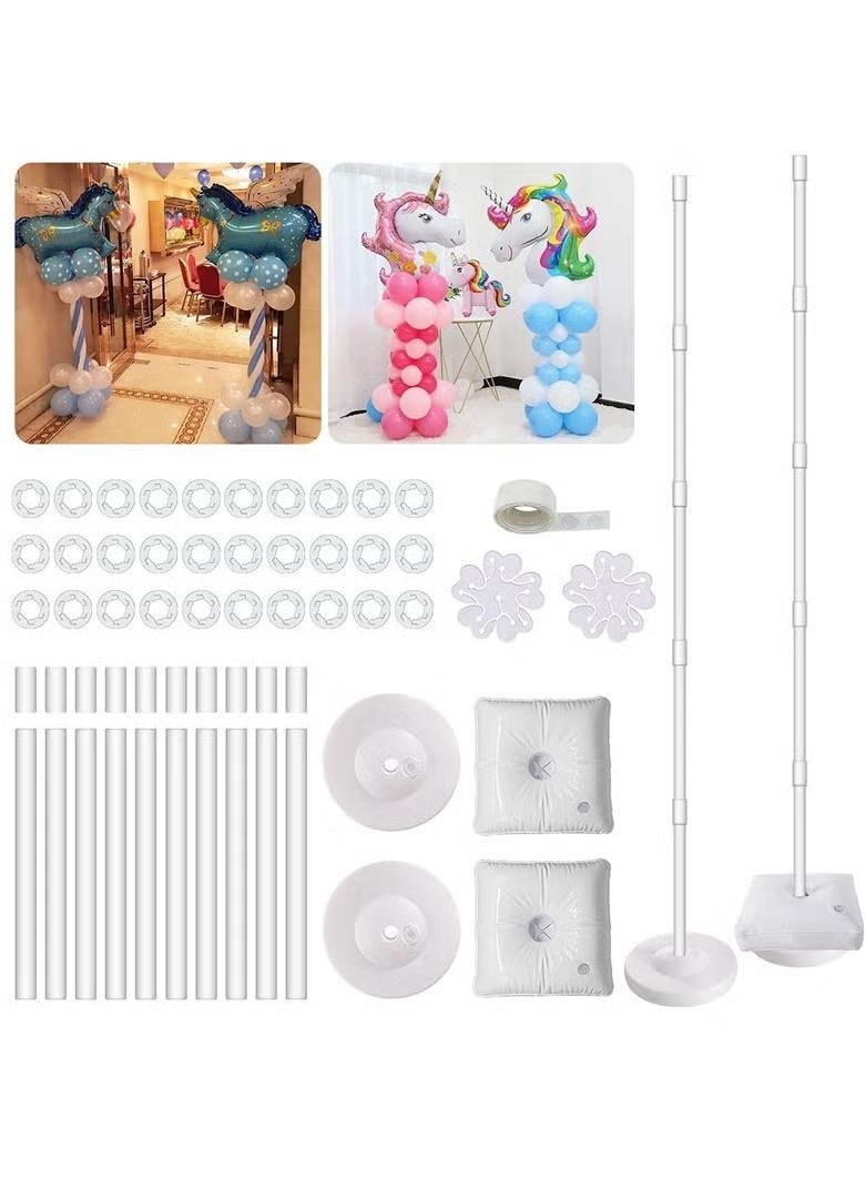 XiuWoo Balloon Arch Kit Balloon Arch Stand Large Adjustable Balloon Arch Stand With Base Outdoor Balloon Support Stand For Birthday Parties Wedding  - Image 5