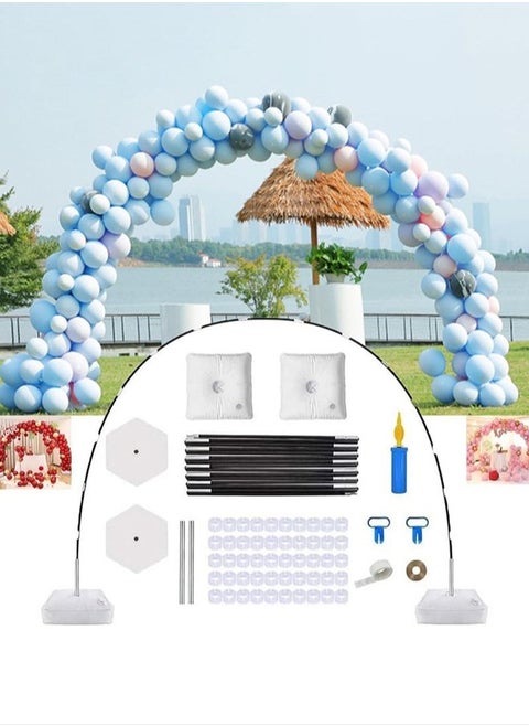 Balloon Arch Kit Balloon Arch Stand Large Adjustable Balloon Arch Stand With Base Outdoor Balloon Support Stand For Birthday Parties Wedding