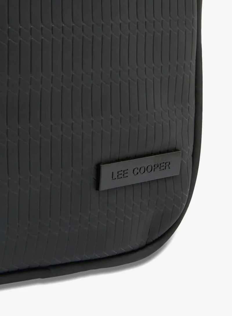 Lee Cooper BLACK Men Textured Crossbody Bag for Men | Best Price UAE