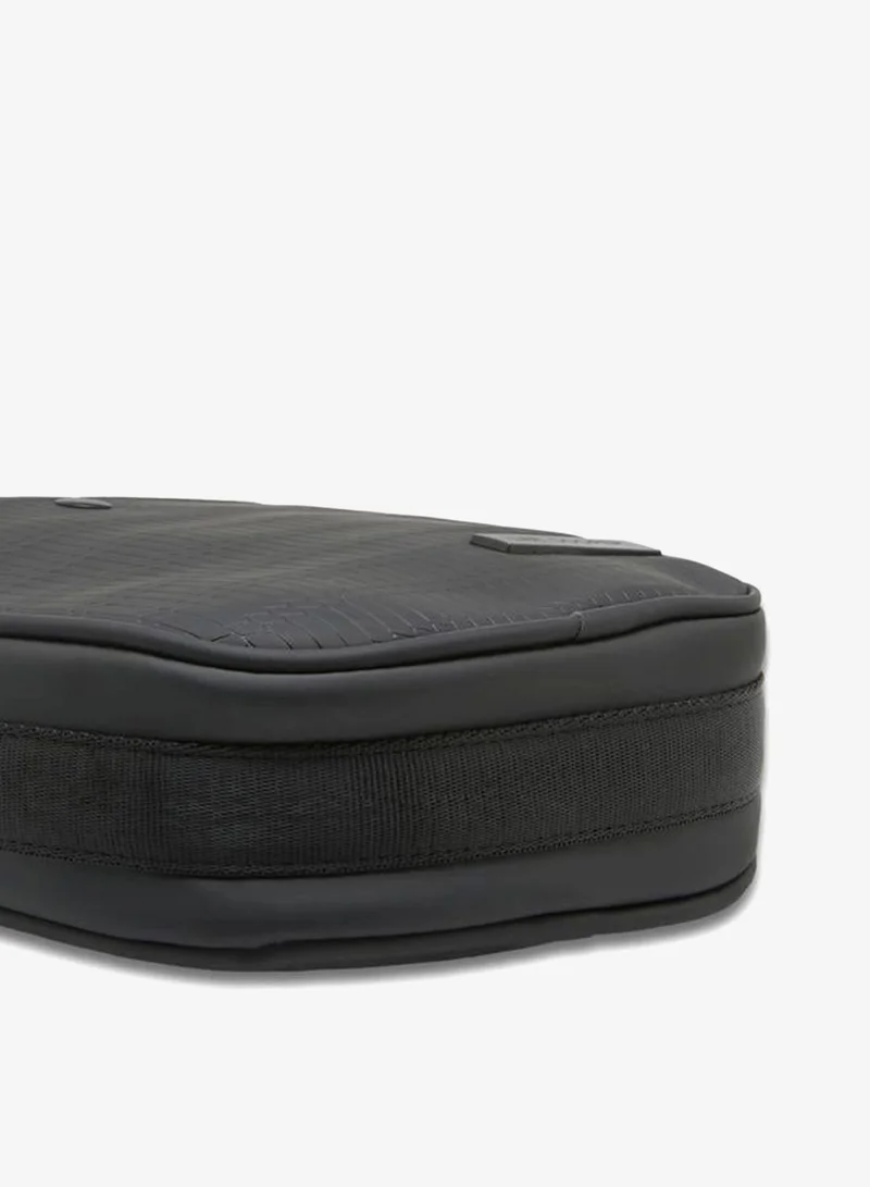 Lee Cooper BLACK Men Textured Crossbody Bag for Men | Best Price UAE