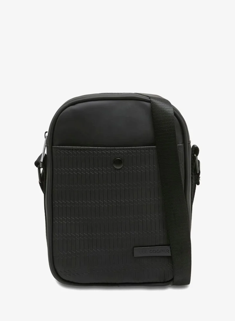 Lee Cooper Men Textured Crossbody Bag