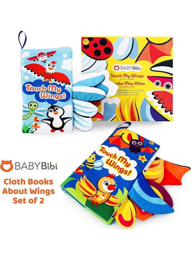 BabyBibi Wings Cloth Baby Book, Baby Gifts, Educational Toys, Toddler Toys, Ages 3+ Months - Image 2