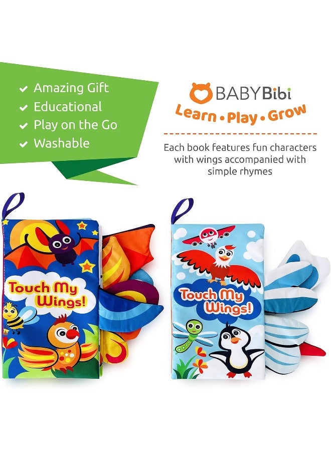 BabyBibi Wings Cloth Baby Book, Baby Gifts, Educational Toys, Toddler Toys, Ages 3+ Months - Image 4