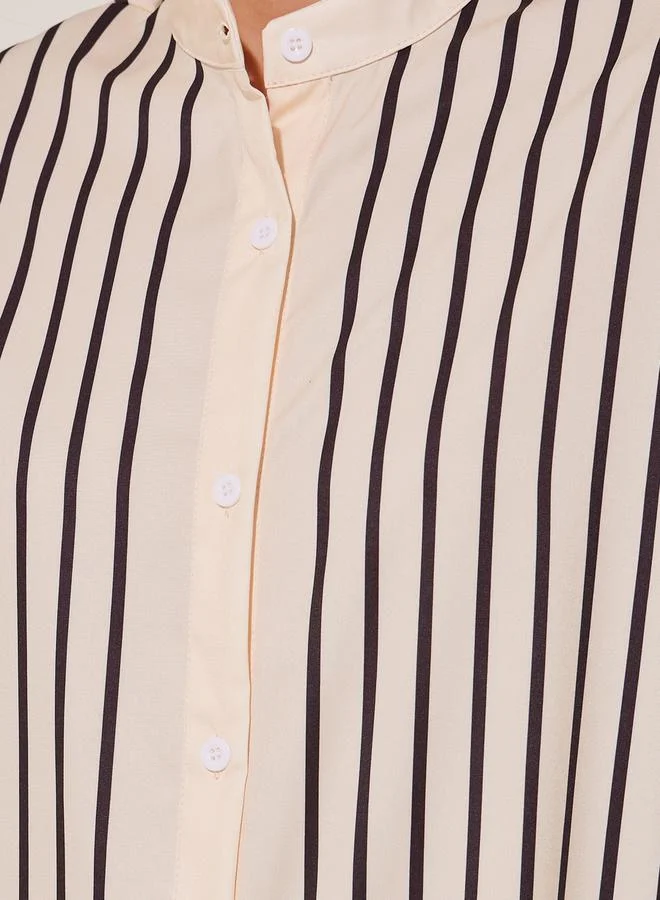 Take Two Striped Long Sleeve Regular Fit Shirt