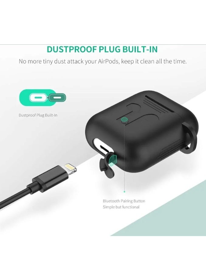 Rock AirPods Anti Rust Silicone Case  Black - Image 5