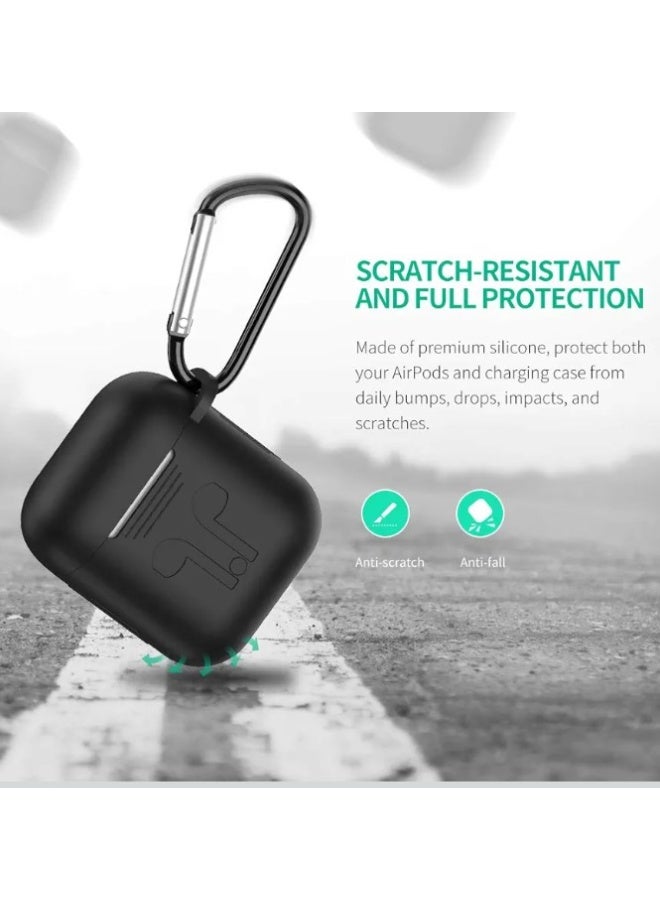 Rock AirPods Anti Rust Silicone Case  Black - Image 4