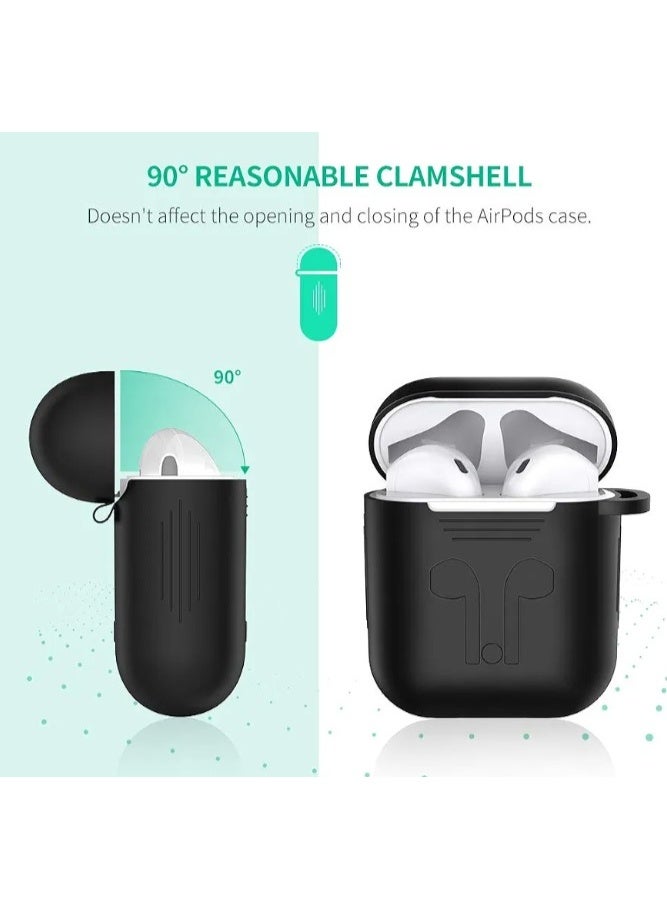 Rock AirPods Anti Rust Silicone Case  Black - Image 2