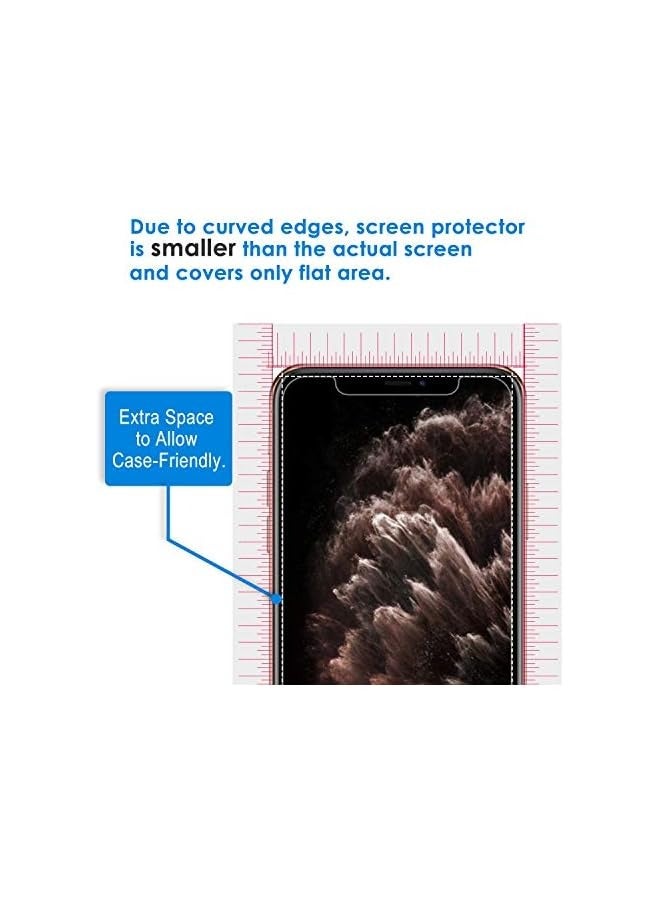 Jetech Privacy Screen Protector for iPhone 11 Pro Max and iPhone Xs Max 6.5-Inch, Anti Spy Tempered Glass Film, 2-Pack - Image 4