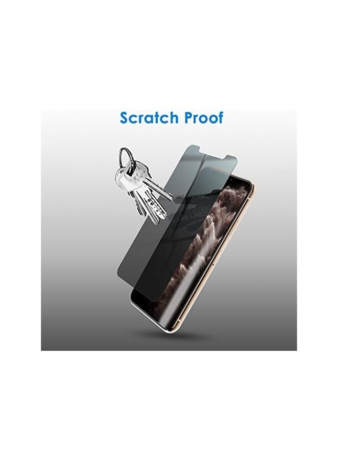 Jetech Privacy Screen Protector for iPhone 11 Pro Max and iPhone Xs Max 6.5-Inch, Anti Spy Tempered Glass Film, 2-Pack - Image 5