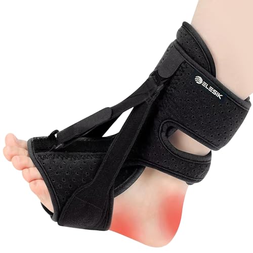ELESIK Plantar Fasciitis Night Splint and Brace Upgraded Planters Facetious Relief Foot Drop and Achilles Tendonitis Relief Brace Night Splint for Plantar Fasciitis Women Men Black - Image 2