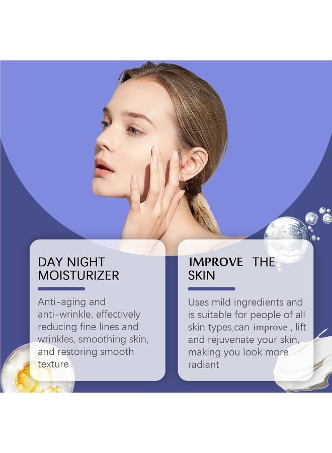 gcdat Collagen Face Moisturizer with Airless Pump - Collagen Botanical Stem Cells Cream for Skin with Retinol, Niacinamide, Hyaluronic Acid - Anti-Aging Day & Night Cream, 1.8 OZ - Image 2