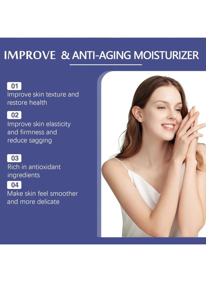 gcdat Collagen Face Moisturizer with Airless Pump - Collagen Botanical Stem Cells Cream for Skin with Retinol, Niacinamide, Hyaluronic Acid - Anti-Aging Day & Night Cream, 1.8 OZ - Image 5