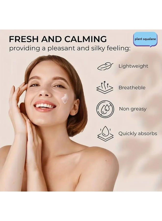 gcdat Collagen Face Moisturizer with Airless Pump - Collagen Botanical Stem Cells Cream for Skin with Retinol, Niacinamide, Hyaluronic Acid - Anti-Aging Day & Night Cream, 1.8 OZ - Image 3