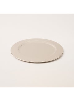 La Mesa Oulfa silver metal charger plate  - Image 2