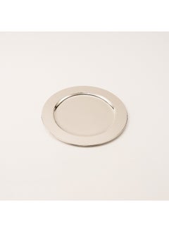 La Mesa Oulfa silver metal charger plate  - Image 1