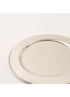 La Mesa Oulfa silver metal charger plate  - Image 3