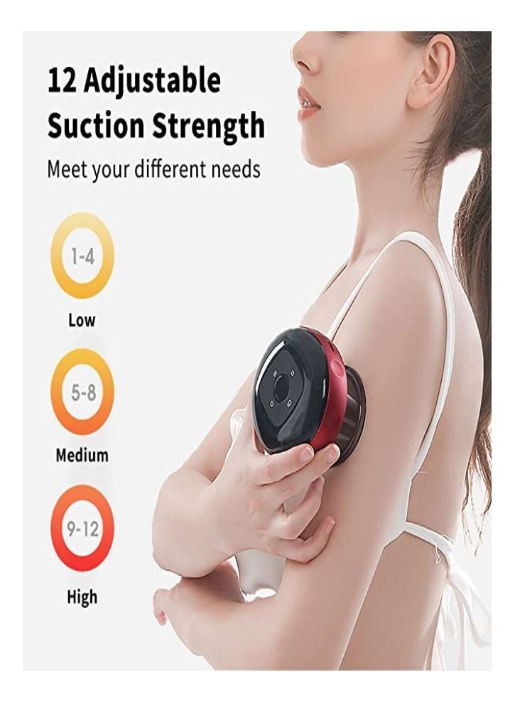 Intelligent Portable Hot Compress Scraping Cupping Device Breathing Tank Pulling Suction Pressure Relief Muscle Relaxation - Image 4