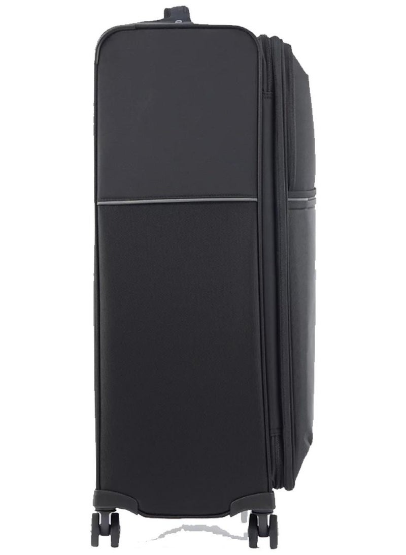 Samsonite 73H Suitcase Check-In Size 78 cm / 29 inch, 4 Spinner Wheels, 100% Nylon, Black|Soft Top|Front Pocket Compartment|TSA Combination Lock|Expandable - 10 Years International Warranty - Image 3