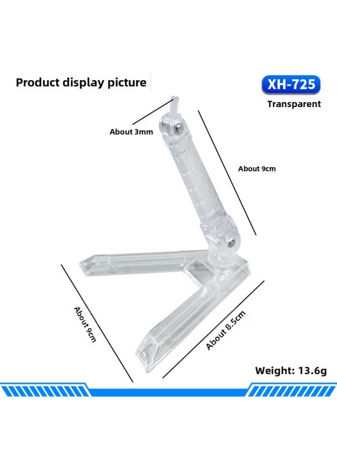 Generic - HG/BB Model Bracket Suitable For Gundam Model Hand-made Doll SHF Saint Ultraman Mask Knight-Color:XH-725: Transparent Bracket - Image 1
