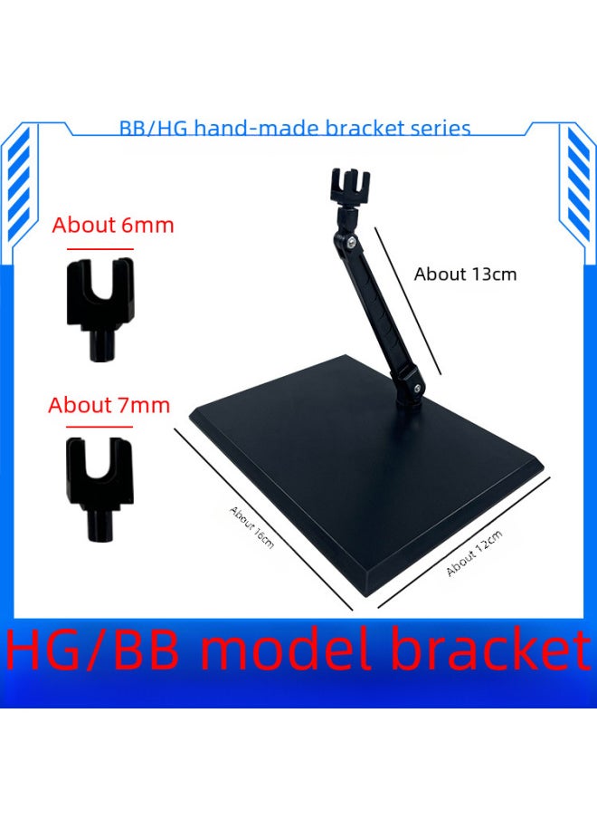 Generic - HG/BB Model Bracket Suitable For Gundam Model Hand-made Doll SHF Saint Ultraman Mask Knight-Color:XH-725: Transparent Bracket - Image 1