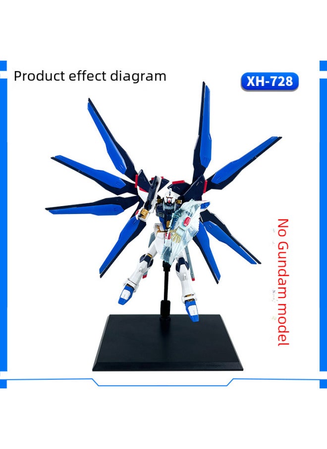 Generic - HG/BB Model Bracket Suitable For Gundam Model Hand-made Doll SHF Saint Ultraman Mask Knight-Color:XH-725: Transparent Bracket - Image 1