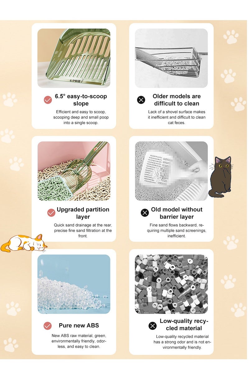 Kidle Cat Litter Scoop Cat Litter Shovel for Litter Box Cleaning Tools - Image 5