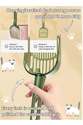 Cat Litter Scoop Cat Litter Shovel لأدوات تنظيف صندوق القمامة - view 4