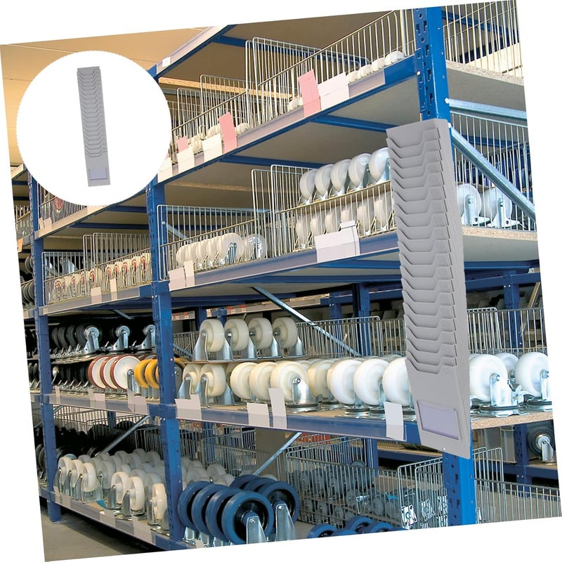 Office Timecard Holder Multi-grid Cards Organizer for Efficient Material Management Rack for Home School Kitchen Warehouse Use Easy Identification Storage - Image 4