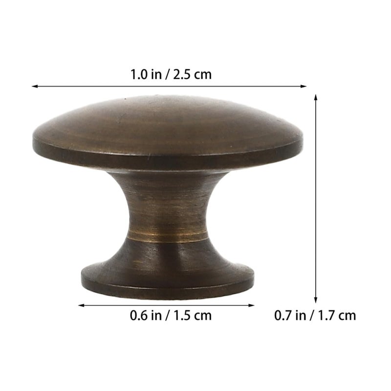 Antique Copper Solid Brass Cabinet Door Handles And Drawer Pulls 2 Pack Kitchen Hardware - Image 3