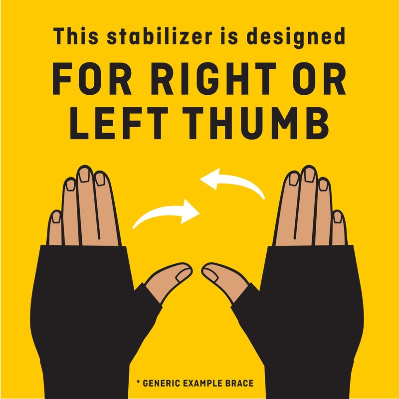 FUTURO Deluxe Thumb Stabilizer, Left or Right Hand, Small/Medium Size, Adjustable, Stabilizes and Supports Sore, Weak or Injured Thumb, Soft and Breathable Materials Enhance Comfort (45843ENR) - Image 5