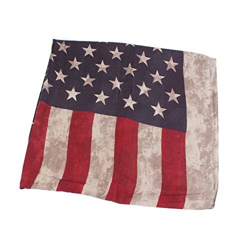 Tovip Vintage America Flag Unisex Shawl Scarf - Image 4