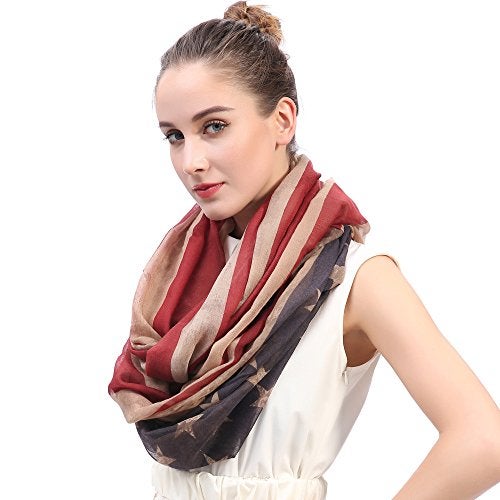 Tovip Vintage America Flag Unisex Shawl Scarf - Image 5