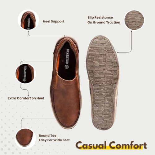 Centrino Loafers for Men Causal | Casual Shoes for Men | Soft Cushioned Insole| Moccasins | Lighweight Shoes (3392) - Image 3