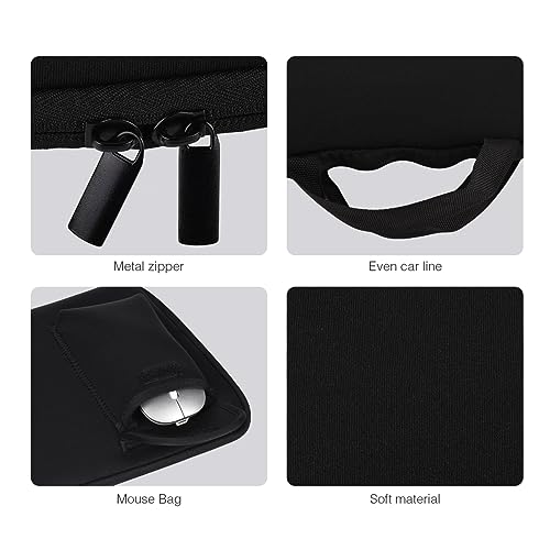 AF-WAN Wireless Keyboard Portable Case storage bag - Dustproof, Waterproof, Shockproof for Dell KM3322W/HP 230/HP 330 Wireless Keyboard and Mouse Combo (Black) - Image 5