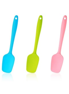 Patelai Wax Spatulas - 3 Pieces Non-Stick Silicone Waxing Applicator For Hair Removal, Home Salon And Body Use, Reusable Large Hard Wax Sticks, 3 Colors  - Image 1